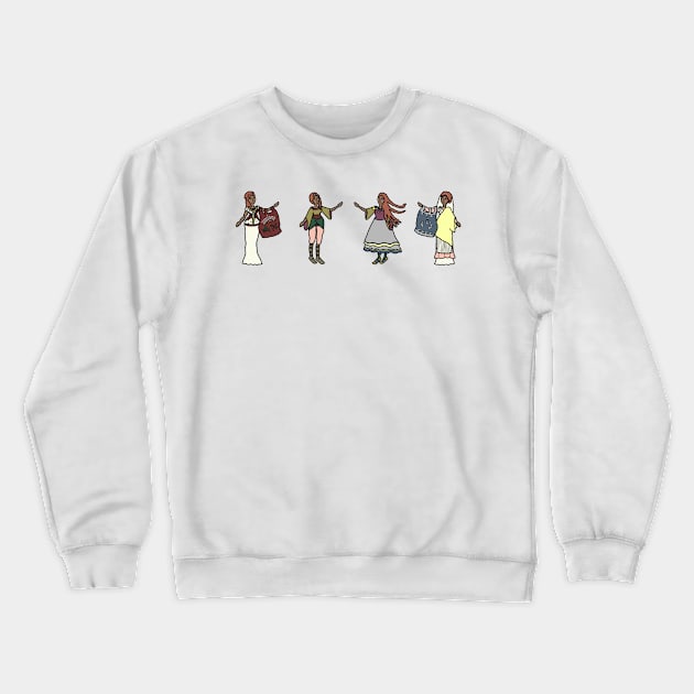 The Lady at the Joust Crewneck Sweatshirt by LochNestFarm